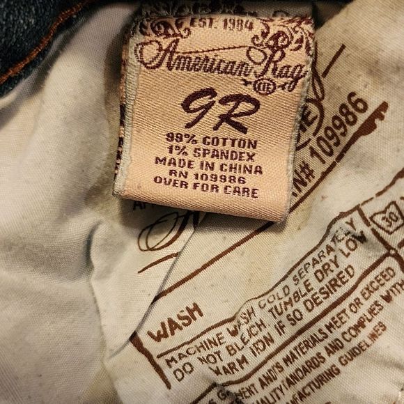 American Rag Boot Cut Jeans Size 9R Juniors - Picture 4 of 8